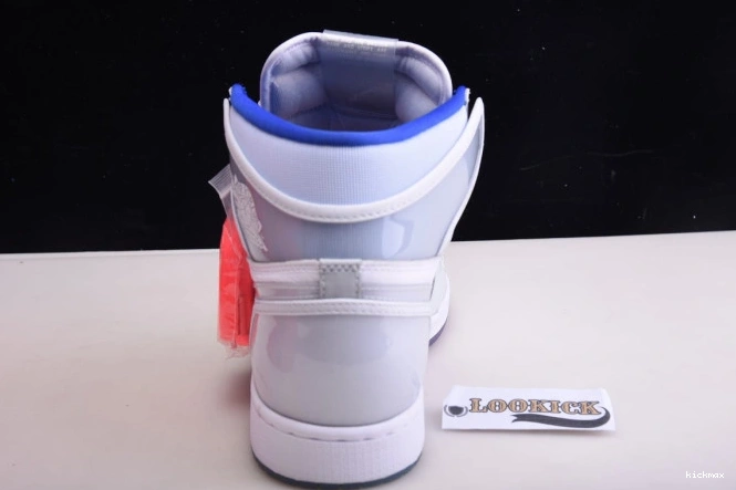 Rep High Racer 1 Zoom CK6637-104 Blue Jordan White Retro Air 0709